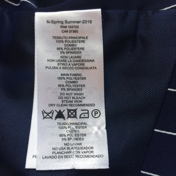 Armani Exchange Tailored Striped Vest Top XS - Picture 9 of 12